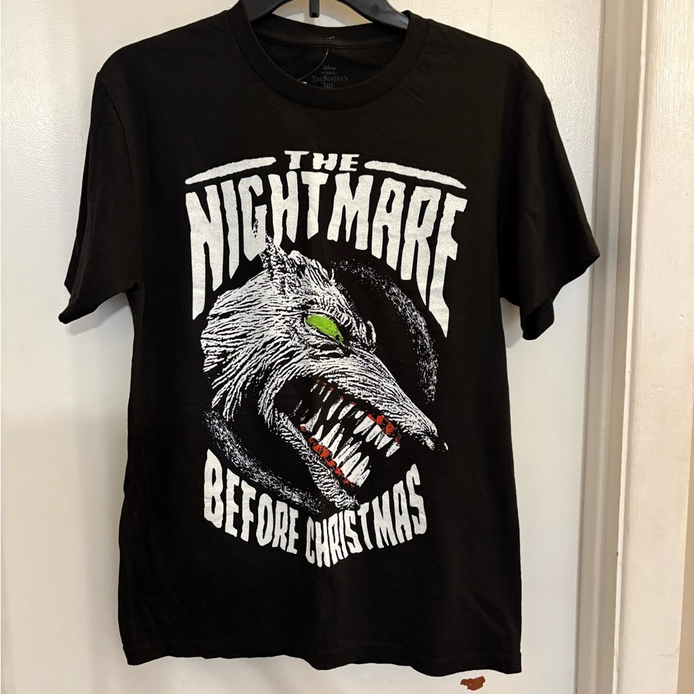Black Nightmare Before Christmas T-Shirt small